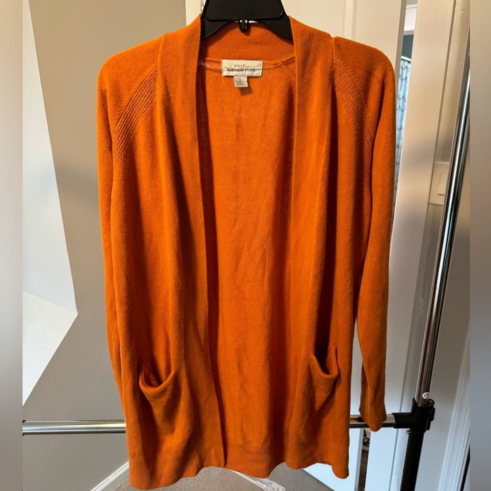Women’s Open Sweater Cardigan with Pockets - Size L